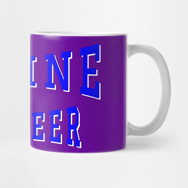 Marine Engineer in Blue Color Text by The Black Panther